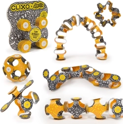 CLIXO Tiny & Mighty Artist Edition Timothy Goodman – set de construcție magnetic – 9 piese