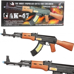 Jucărie pentru copii AK-47 cu lumini și sunete 68,5 cm