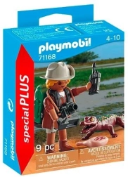 Playmobil Special Plus explorator cu un tânăr caiman