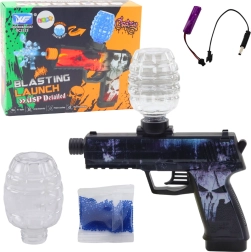 Pistol gel USP automat cu motiv de craniu