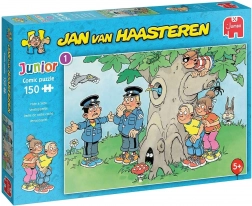 Puzzle JUMBO Jan van Haasteren Junior: De-a v-ați ascunselea 150 piese
