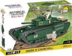 Set de construcție tanc MARK IV CHURCHILL 1:35 (668 piese)