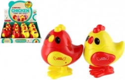 Puișor săltăreț cu cheiță din plastic 7 × 9 cm, 2 culori