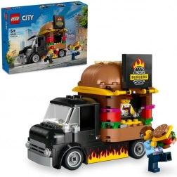 lego city camion food truck cu burgeri