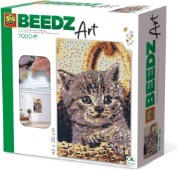 set creativ beedz art – pisică din mărgele termoadezive