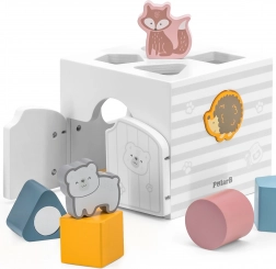 Jucărie de sortare din lemn cu animale