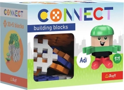 Set de construcție Connect Pocket Boy Adi – cuburi creative pentru copii