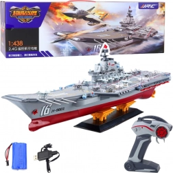 portavion rc 1:438 cu lumini, 30 km/h