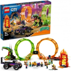 LEGO City Stuntz Dublă buclă pentru cascadorii