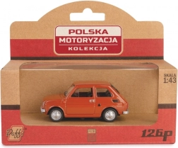 Model auto FIAT 126p PRL maro 1:43