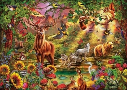 Puzzle 1000 piese ART PUZZLE Pădure magică