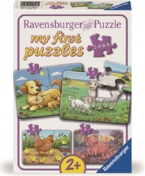 Primul meu puzzle Familii de animale la fermă