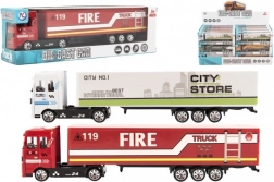 Camion cu semiremorcă – cabină metalică, rulare liberă, 19 cm