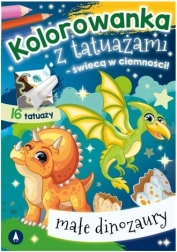 Tatuaje luminoase în întuneric – dinozauri mici