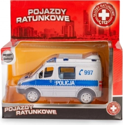 Model de poliție MERCEDES-BENZ Sprinter 1:50 cu mecanism pull-back Daffi