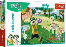 Puzzle 30 piese – Familia Treflik: Zi activă