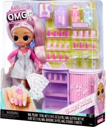 L.O.L. Surprise! OMG Sweet Nails set creativ cu păpușă