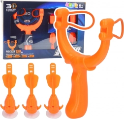 Set de tragere Super Strike – praștie cu săgeți cu ventuză, 3 buc.