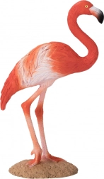 Figurină Mojo flamingo caraibian – model plastic realist