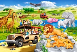 Puzzle Castorland Aventuri în safari MAXI 40 piese