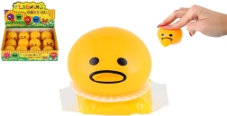 Minge anti-stres de strâns emoji cu slime 5 cm