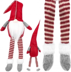 Spiriduș textil așezat 50 cm – Roșu