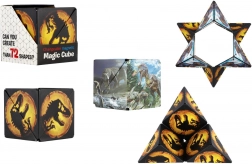 Cub puzzle magnetic cu dinozaur, plastic, 6 cm