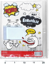 Înveliș suspendat transparent format U A4 mat