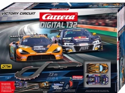 Pistă auto Carrera Digital 132 Victory Circuit 7,3 m cu mașinile McLaren 720S GT3 și Audi R8 LMS GT3