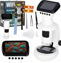Microscop digital Wi‑Fi cu afișaj LCD, mărire 200× până la 1000×