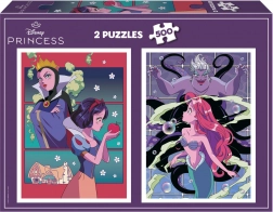 Educa Puzzle Disney Răufăcători și Prințese 2x500 piese
