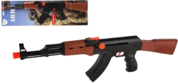Pistol-mitralieră de plastic ARMY 52 cm cu mecanism de întindere
