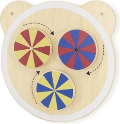 Tablă de perete din lemn – ursuleț, Montessori, FSC