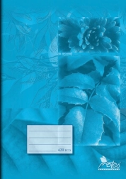 Caiet școlar A4 simplu 20 de file albastru