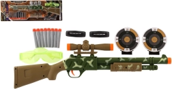 Pușcă din plastic cu vizor și gloanțe din spumă, 51 cm