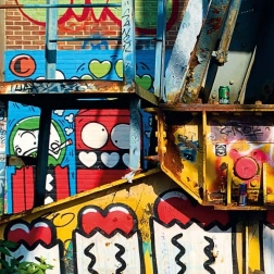 Puzzle pătrat CURIOSI Amsterdam – model III, 80 piese