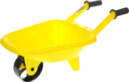 Roabă din plastic pentru copii galbenă 60 × 25 × 30 cm