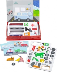 Bigjigs Toys puzzle magnetic mecanic