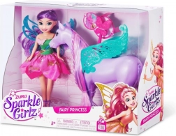 păpușă zână cu unicorn 10,5 cm set ZURU Sparkle Girlz