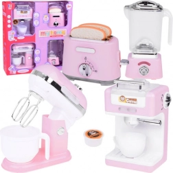 Set de electrocasnice de bucătărie mici: Mixer, Blender, Prăjitor de pâine, Espressor