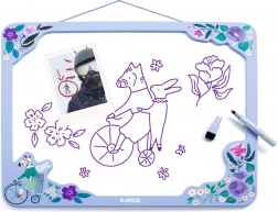 Djeco tablă magnetică ștergătoare cu zebră și ramă din lemn