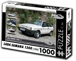 Puzzle RETRO-AUTA: Lada Samara 1300 din anul 1989 - 1000 de piese