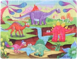 Puzzle dinozauri 104 piese