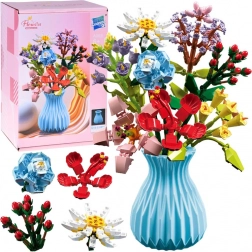 Set de construcție buchet de flori de câmp în vază – 8 modele
