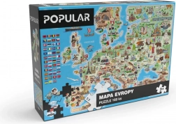 Puzzle Popular Harta Europei 160 piese