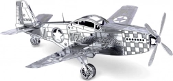 Model 3D metalic al avionului P-51 Mustang METAL EARTH