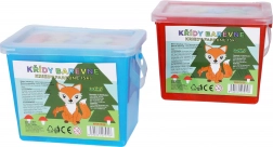 Crete colorate pentru trotuar în găleată – 15 buc