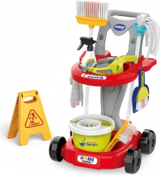 căruț de curățenie pentru copii cu accesorii 55 cm