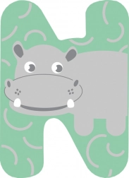 Small foot literă de lemn N