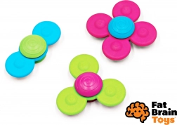 Fat Brain WhirlySquigz spinnere pentru copii, 3 buc
